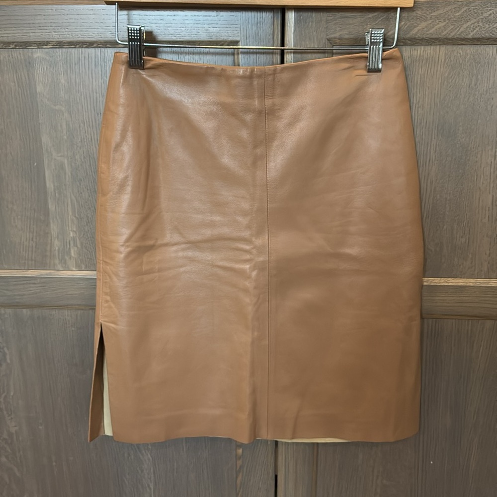 Identify-  💯 % Leather Skirt